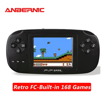 

mini portable retro nostalgic 3.0 Inch handheld retromini boy video player pocket game console players Built-in 168 games PVP RG