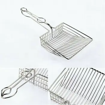 

New Metal Kitten Sand Cleaner Cat Litter Scoop Cleaning Tools Pet Sand Shovel