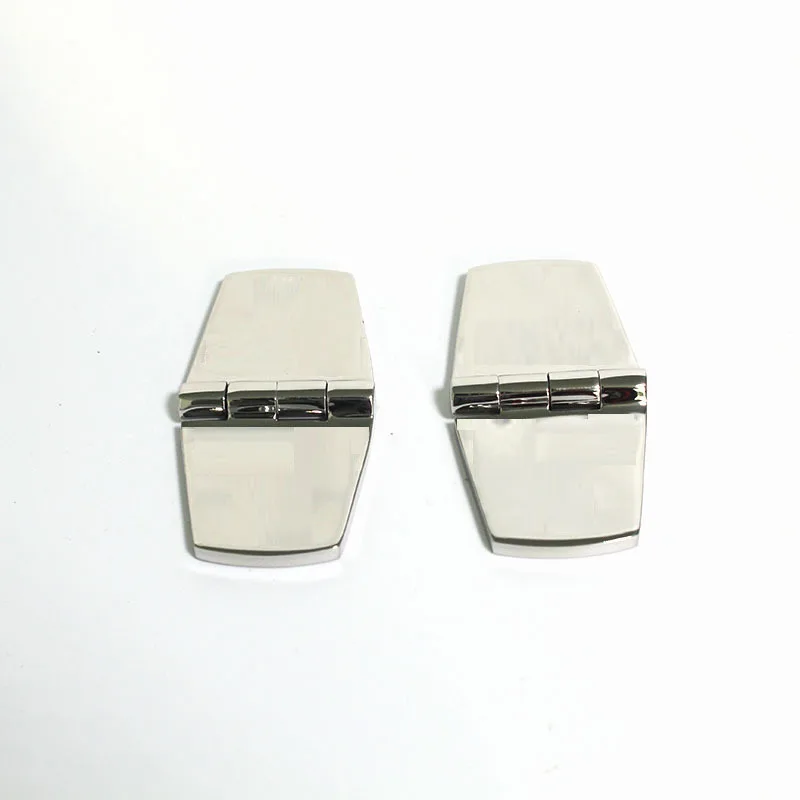 76*38 Non-Porous Welding Hinge 4mm Thick Welding Stainless Steel Hinge Engineering Self-Door Closing Detachable