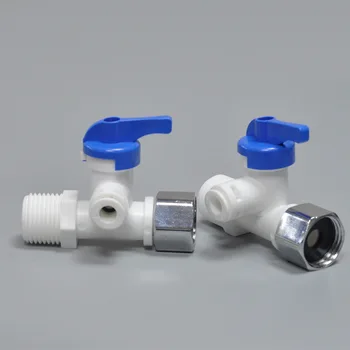 

One-piece Inflow Tee Ball Valve Leading Water Distributor 4 Points to 2 Joint Pipe Fitting Kitchen's Water Purifier Mounting Acc
