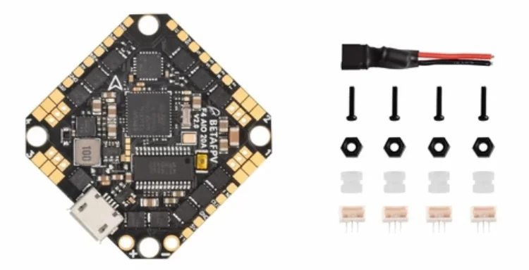 Betafpv BLHeli_S F4 1-4S AIO бесщеточный контроль полета 20A для гоночных зубочисток RC Дрон запчасти