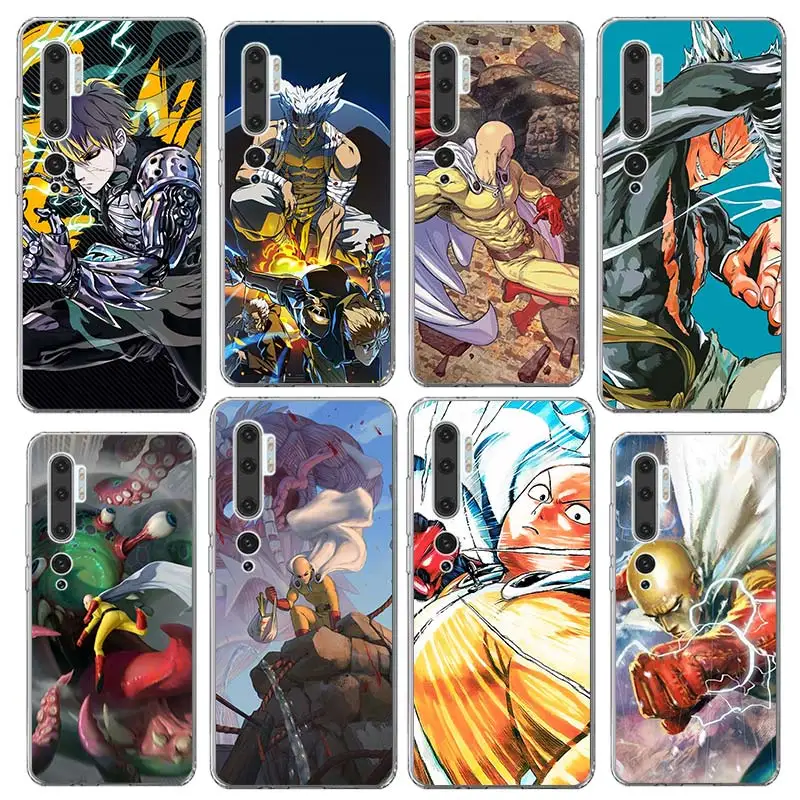 Чехол с аниме ONE PUNCH Man для Xiaomi Mi Note 10 Ultra Youth 9T 9 SE Lite 5G Poco X3 NFC F2 X2 M2 Pro TPU|Бамперы| |
