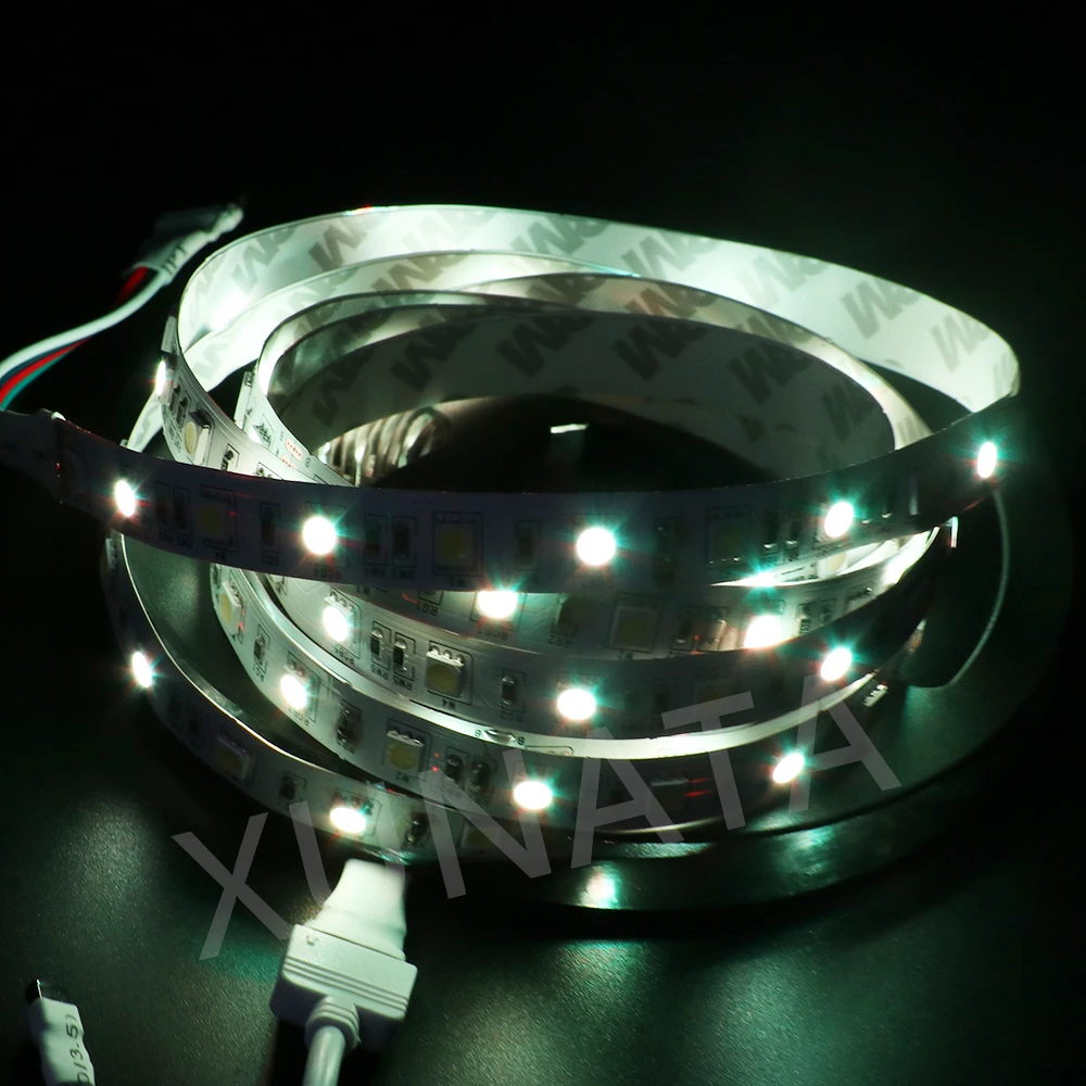 DC12V 5050 RGBW Светодиодные ленты огни 10 м 60 Светодиодный s/m Водонепроницаемый светодиодный гибкая светлая + AU/ EU/US/UK вилка + 40key ИК-пульт