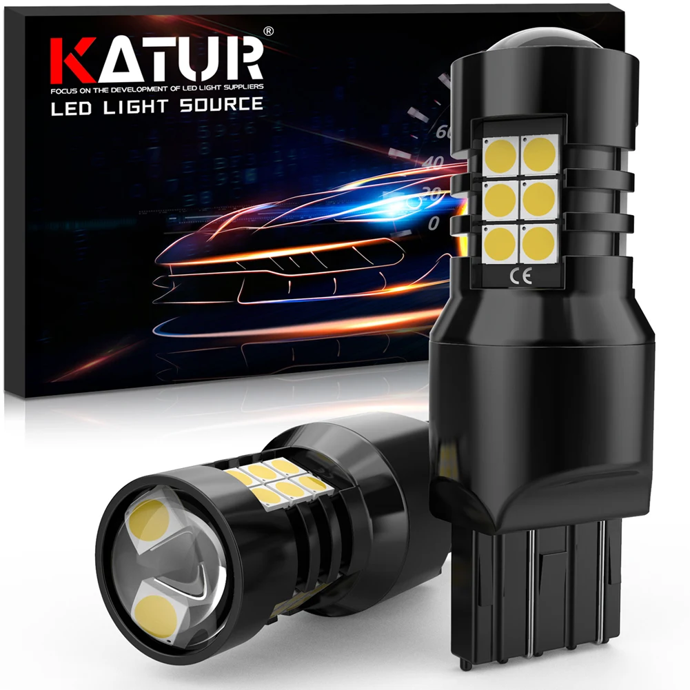 2x T20 W21W Led Canbus 7743 7440 3157 WY21W красная светодиодная вспышка-стробоскоп для автомобиля