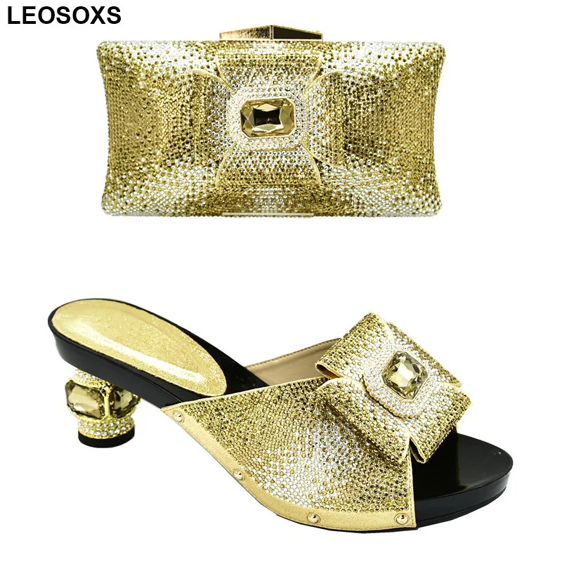 

Women Shoes and Bags To Match Set Sale Shoe and Matching Bag for Nigeria Party Nigerian Women Party Pumps High Heels Party Shoes