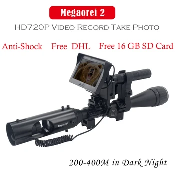 

Improved New Anti-Shock Screen DIY 850nm IR Night Vision Riflescope Hunting Scopes Optics Sight Tactical NightVision Camera