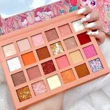 24 Color Eyeshadow Palette Makeup Pigment Eye Shadow Powder Holographic Shiny Matte Eye Make Up Waterproof Women Cosmetic