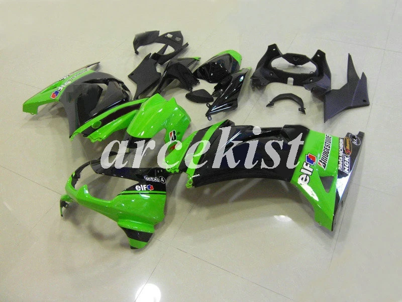 

Injection Mold Motorcycle New ABS Fairings kit Fit For kawasaki Ninja 250R EX250 2008-2014 08 09 10 11 12 13 14 black green ELF