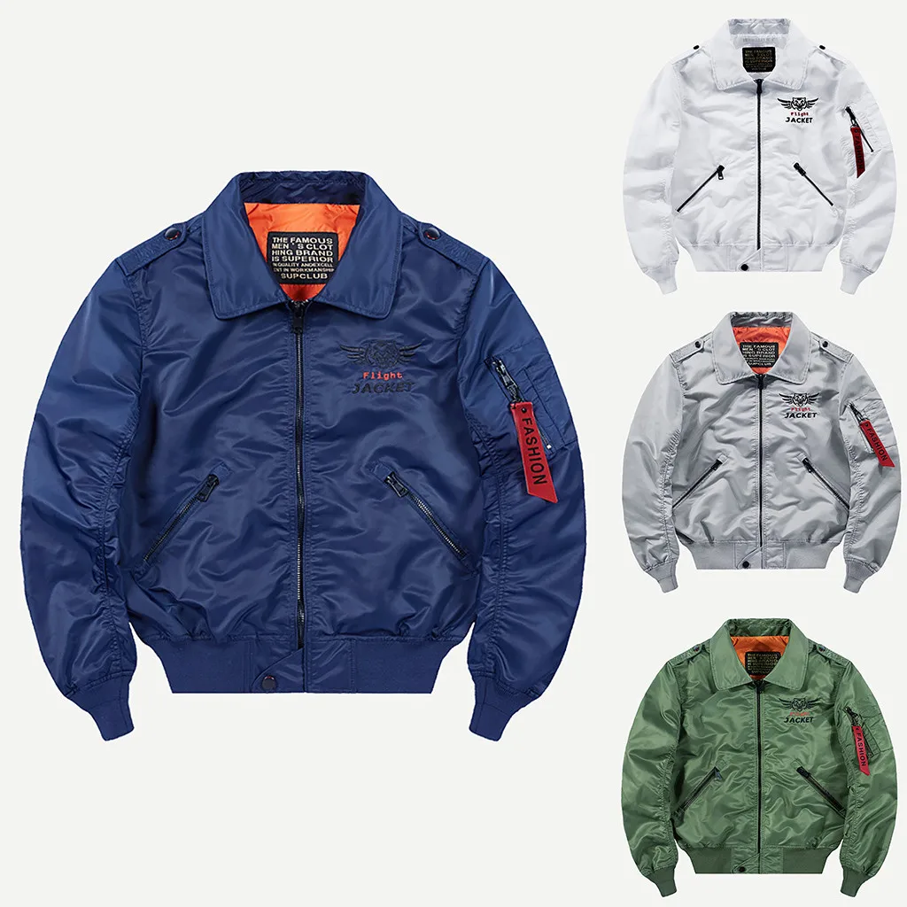 Feitong Летающая куртка мужская Осенняя повседневная куртка мужская хип-хоп негабаритная Мужская спортивная куртка с принтом уличная мужская верхняя одежда