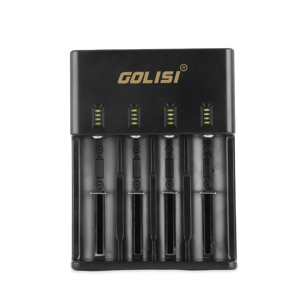 Golisi 4 шт. G30 IMR 18650 3000 мАч 30A E-CIG аккумуляторная батарея VAPE с Golisi O4 интеллектуальное зарядное устройство 2A Быстрая зарядка