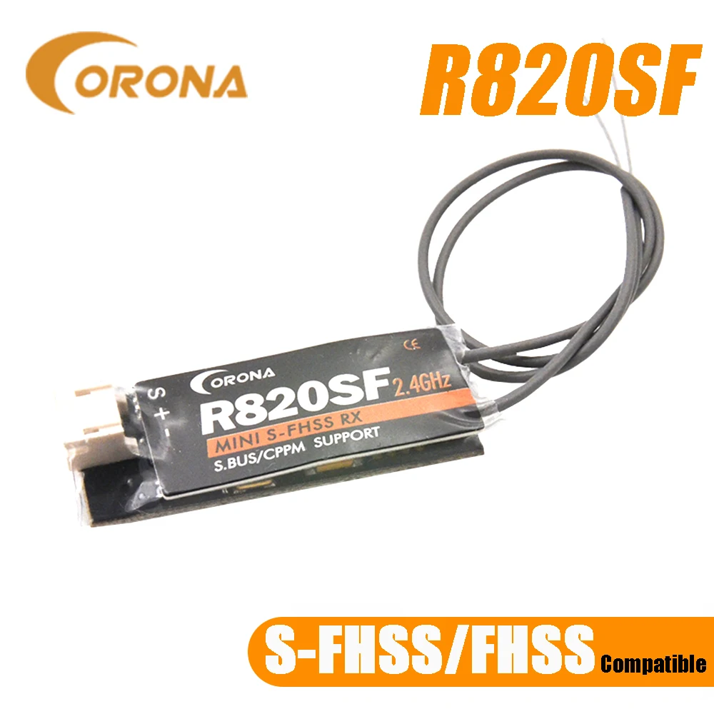 R820SF 2 4 GHz S-FHSS/FHSS совместимый мини микро S. Автобус приемник для радиоуправляемого