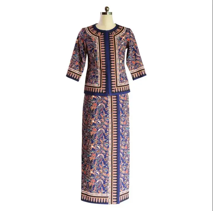 Singapore Airlines Flight Attendant Dress Southeast Asia Nyonya Women Malaysia Work Suit Spring southeast asian work suit