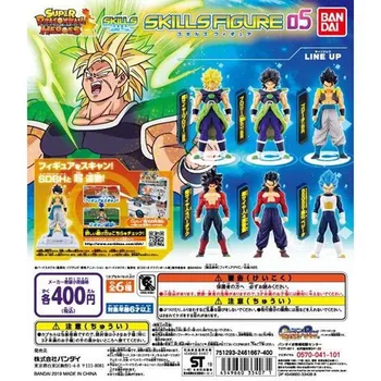

6PCS Dragon ball Super Heroes 05 Gashapon Goku Vegeta Broly Coora Klit PVC Model Figurals Poppen speelgoed Action Toy Figures