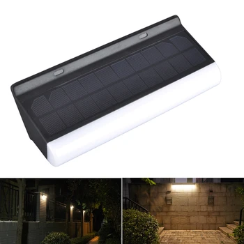 

Pathway With Remote Controller PC Lampshade Patio Outdoor Garden Led IP67 Waterproof Easy Install Solar Light Wall Lamp Yard