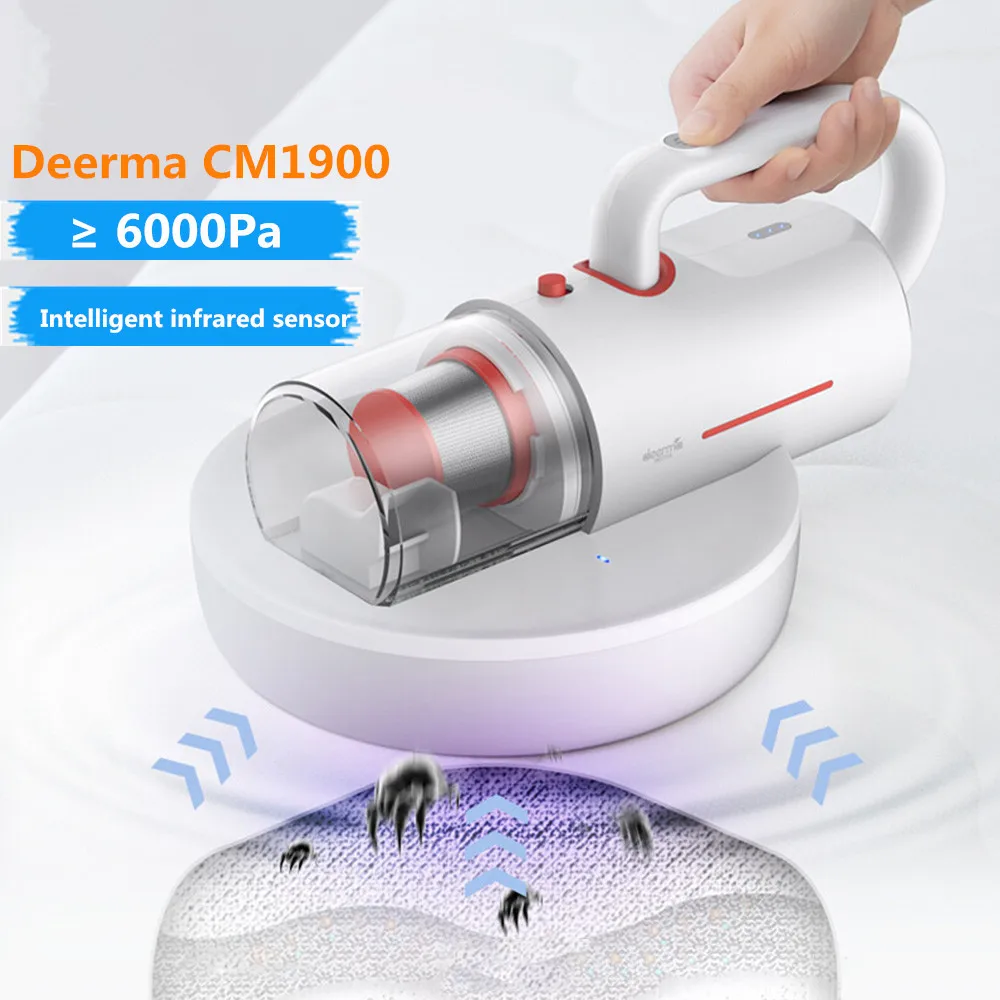 Новинка 2019 беспроводной пылесос DEERMA CM1900 для удаления клещей электрический