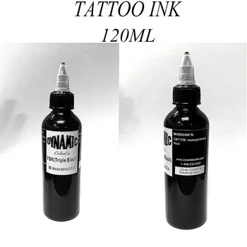 

New Quality Edition Dynamic Triple Black Pigment Tattoo 120ml Tattoo Pigment Ink Body Color Drawing Teng Black Tattoo