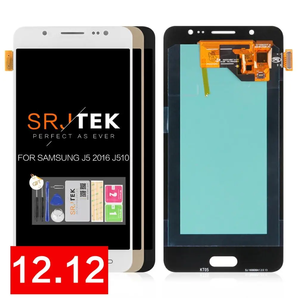 5,2 ''Супер AMOLED ЖК-дисплей для SAMSUNG Galaxy J5 ЖК-дисплей J510 J510F J510FN J510M сенсорный экран дигитайзер
