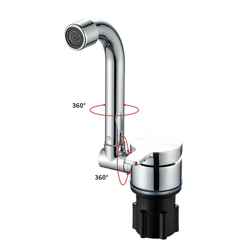 Water Faucet Rv Accessories hot/cold/rotating faucet for kitchen bathroom Camper Caravan