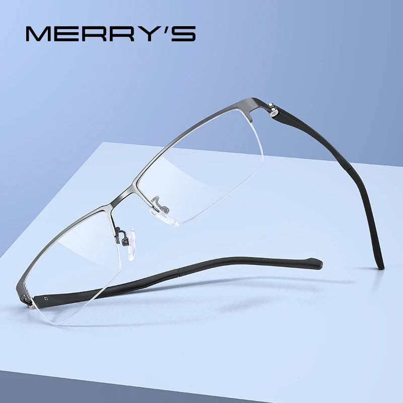 Очки MERRYS DESIGN Мужские оправа для коррекции близорукости TR90 ножки очков из