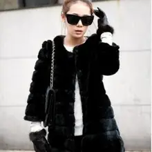 Женское зимнее пальто из искусственного меха s, пальто из искусственного меха, пальто из кроличьего меха, женсткая куртка, плюс размер, норковая верхняя одежда RW88