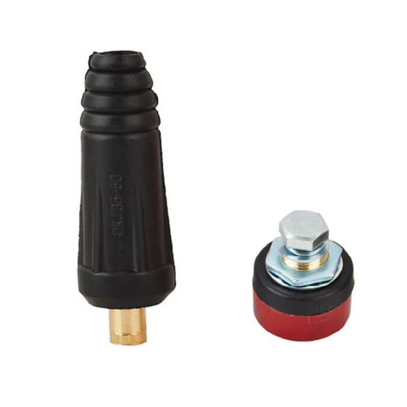 1set DKJ35-50 Quick Fitting Male Female Connector Plug Adaptor Welding Machine H