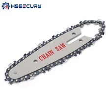 

Chainsaw White Guide Bar With Saw Chain Electric Chain Saw For Wood Cutting Woodworking Prune One-handed Garden Tool 4/6/8 Inch