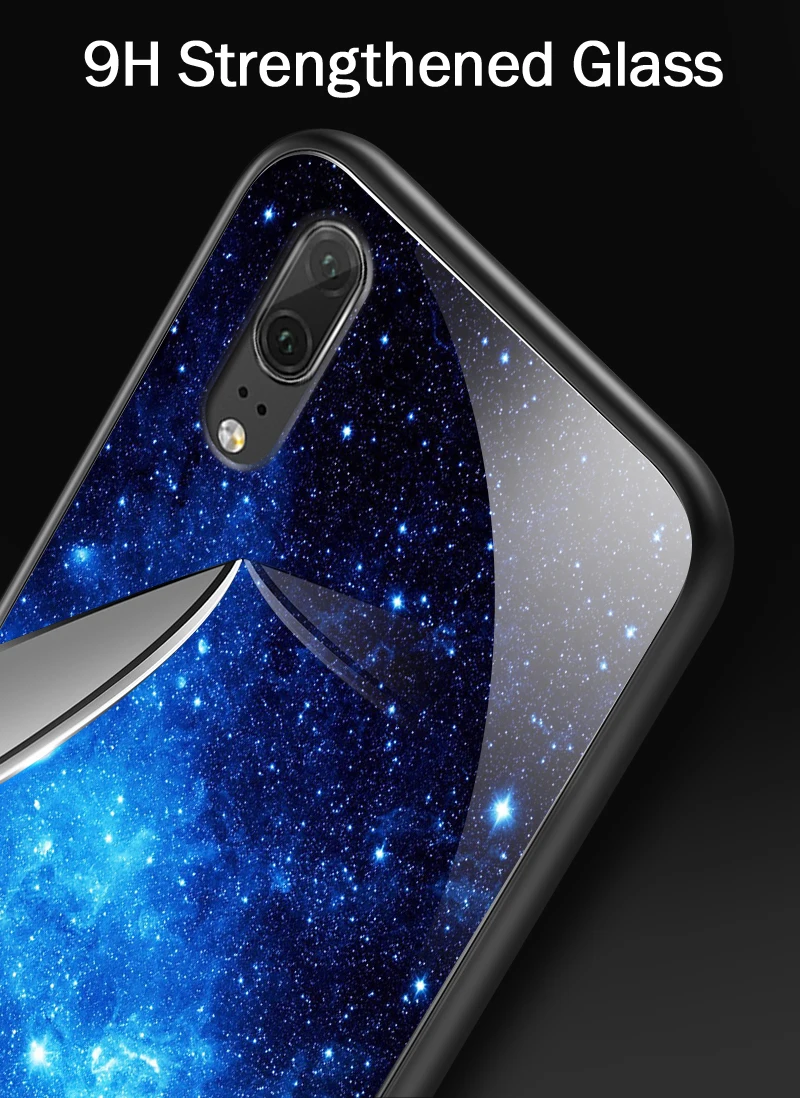 Противоударный жесткий чехол для huawei Enjoy 9s из закаленного стекла Mate20 Lite Pro Nova 2 3i 4 P Smart+ P20 P30 Honor Play TPU Shell