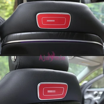 

For Mercedes Benz E Class W213 2016 2017 2018 Seat Back Emblem Sticker Aluminium Alloy Car Styling Accessories