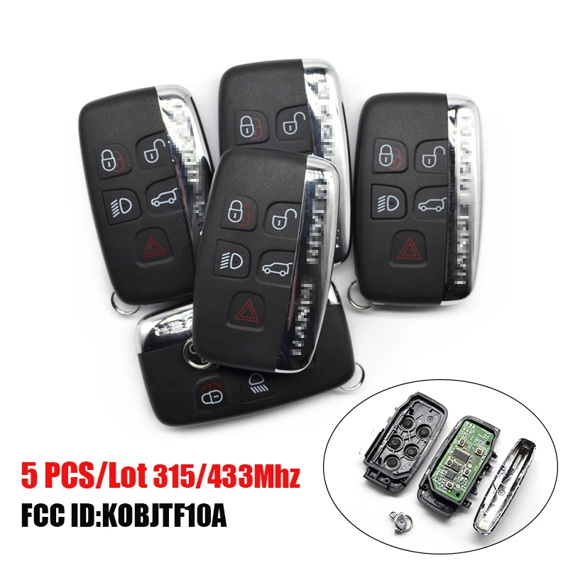 5 шт. дистанционный брелок без ключа 315/434Mhz PCF7953 чип для Land rover Range Rover LR4 KOBJTF10A умный Автомобильный ключ