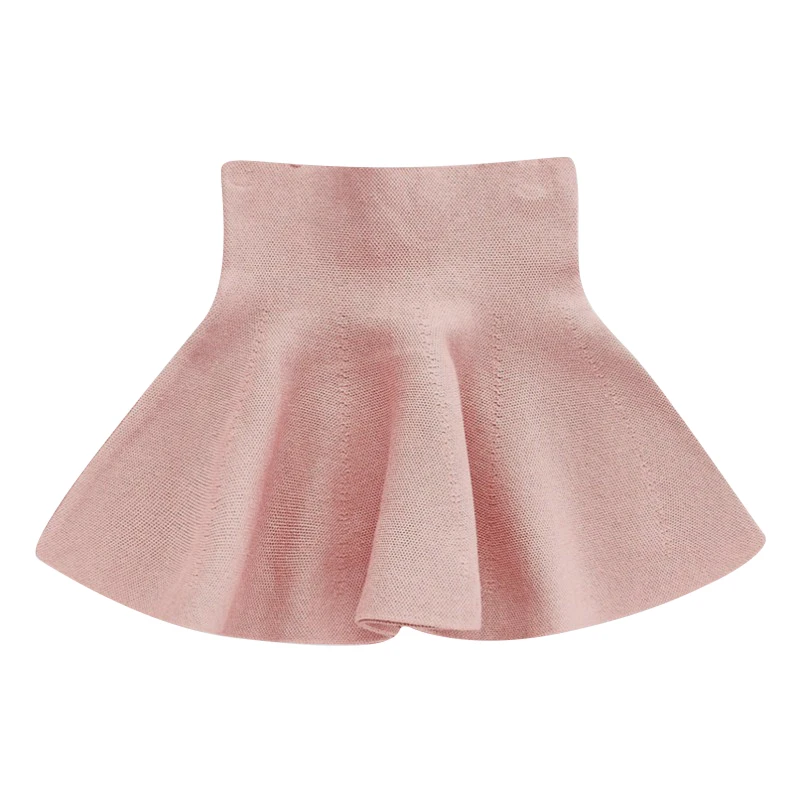 Детская одежда для малышей, школьная вязаная юбка для девочек, приталенные плиссированные юбки принцессы с высокой талией, детская одежда - Цвет: A1