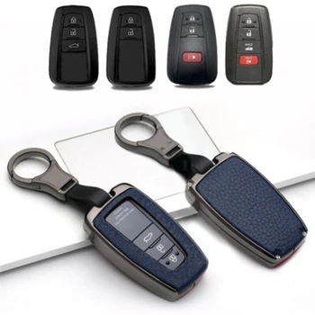 

Scratch-resistant Car key case Fob Metal Chain For Toyota Camry CHR RAV4