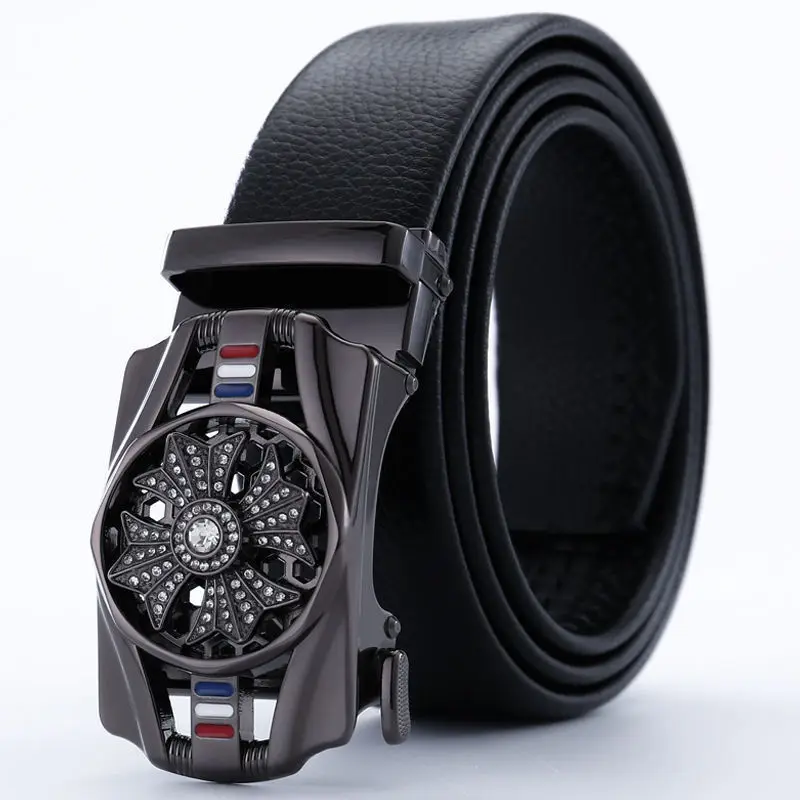 Men Plus Large Size Belt Leather 130 140 150 160 170 180 190 200cm Women Unisex Luxury Automatic Buckle Belts Waist for Jeans webbing belt Belts