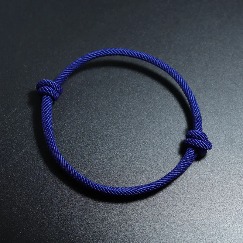 Minimalistisches 3mm Milan Seil Armband Männer Frauen Student Verstellbares geflochtenes rotes Fadenarmband Paar Armband Beste Freundin Geschenk Joias – Detail 4