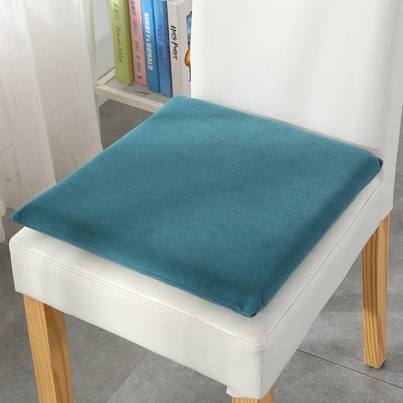 navy blue 40x40 см подушка на сиденье из матовой ткани с эффектом памяти мягкая удобная подушка на сиденье для ресторана, офиса, автомобиля, дома снижающая боль подушка на сиденье - Цвет: navy blue