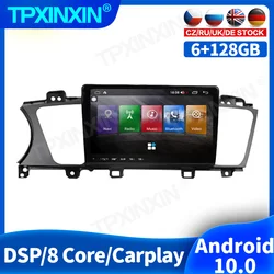 Radio con GPS para coche, reproductor Multimedia con Android 128, 10,0 GB, 2Din, para Kia Cadenza 2013   2017