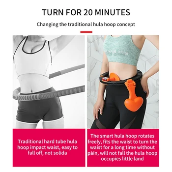

Intelligent Counting Fitness Sport Hoop Not Fall Adjustable Sport Hoops Adult Gymnastic Hoop Thin Waist Gym Fitness Circle Sport