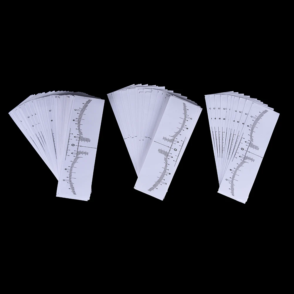 

Eyebrow Ruler 10Pcs Disposable Accurate Ruler Permanent Makeup Eyebrow Shaping Tools Tattoo Measurement Rulers Sticker