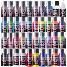 

OPHIR Acrylic Pouring Paint Water-Based High Flow Arts Supply 36 Colors for Choose 100ML/Bottle TA001