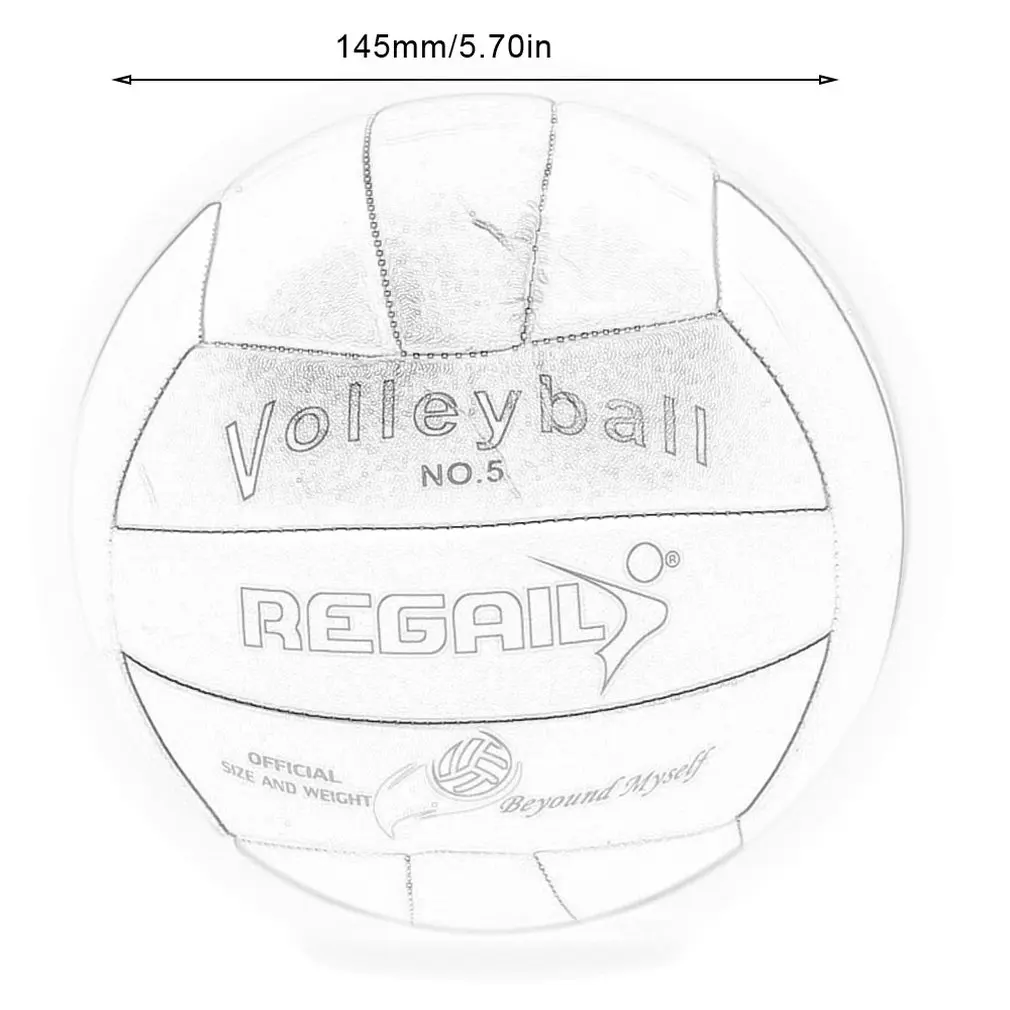 Студенческий Волейбольный мяч для тренировок полиуретановая волейбольная машина шов для старшего волейбола утолщение волейбол
