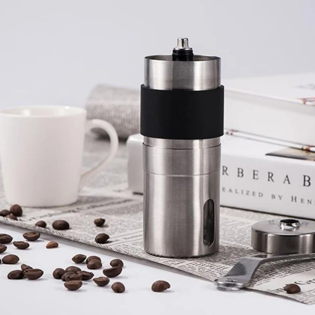 Large Capacity Glass Hand Grinder Coffee Grinder Set Manual Grinder Manual  Coffee Grinder Food Grade Plastic Glass Silo - AliExpress