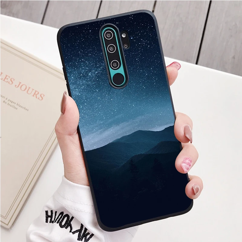 best phone cases for xiaomi Starry Night Space Sky black Silicone Phone Case For Redmi note 9 8 7 Pro S 8T 7A Cover best flip cover for xiaomi Cases For Xiaomi