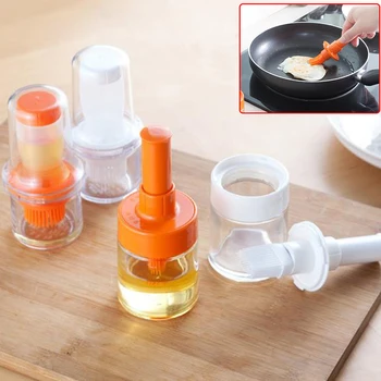 

Kitchen Gadgets Silicone Heat Resisting Oil Bottle Brushes Cooking Accessories Barbecue Tool Portable Basting Brush