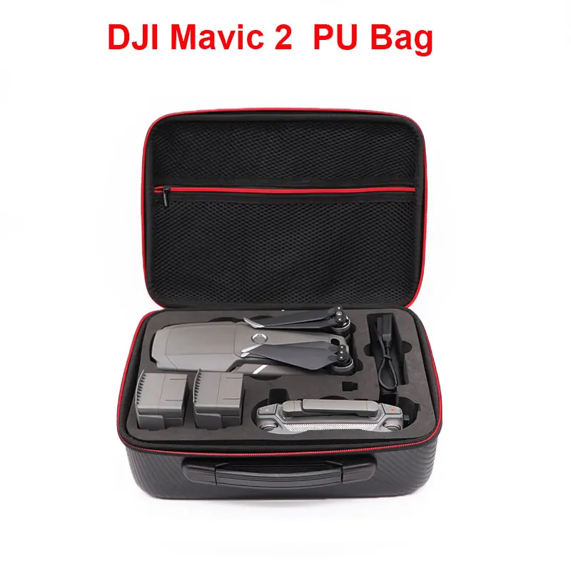 Custodia Per Dji Mavic 2 Pu Leather Resistente All'Acqua Portatile Mavic 2 Zoom Carry Case Handbag Mavic 2 Pro Bag Case Drone Accessorio