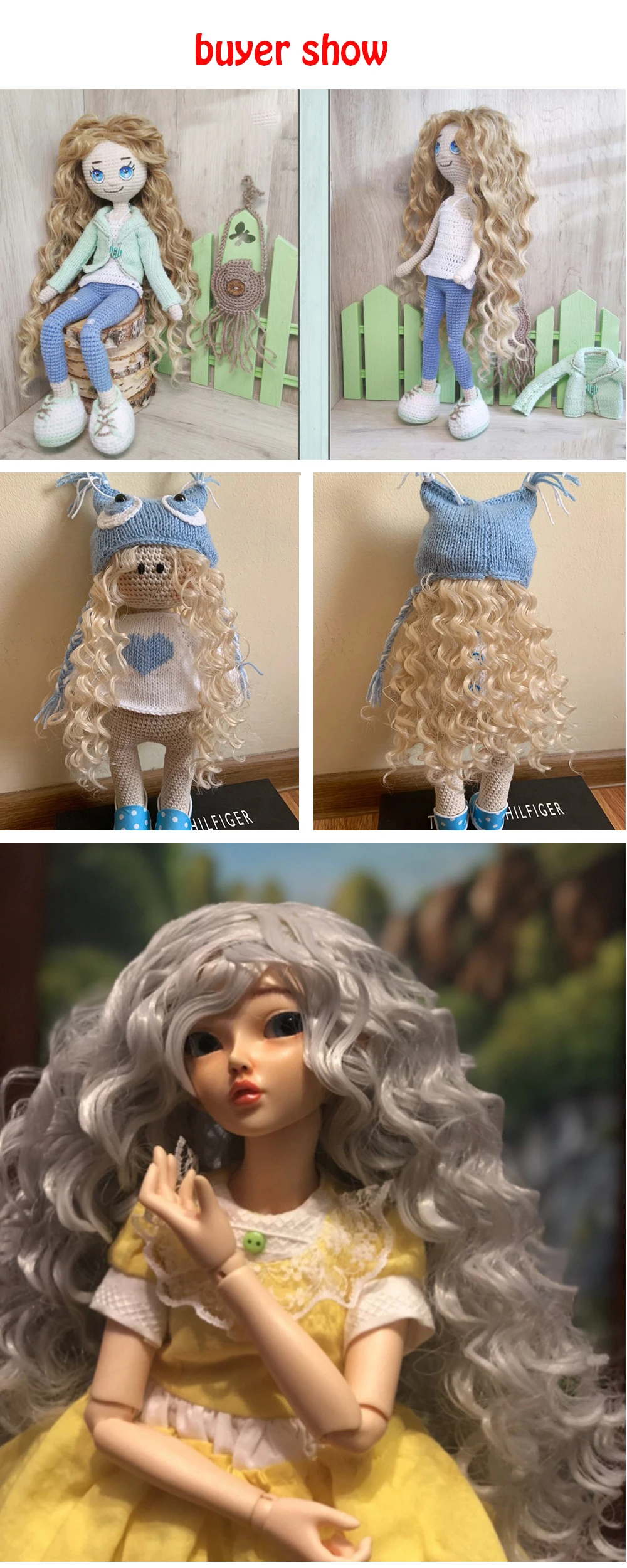doll wig 25cm 4