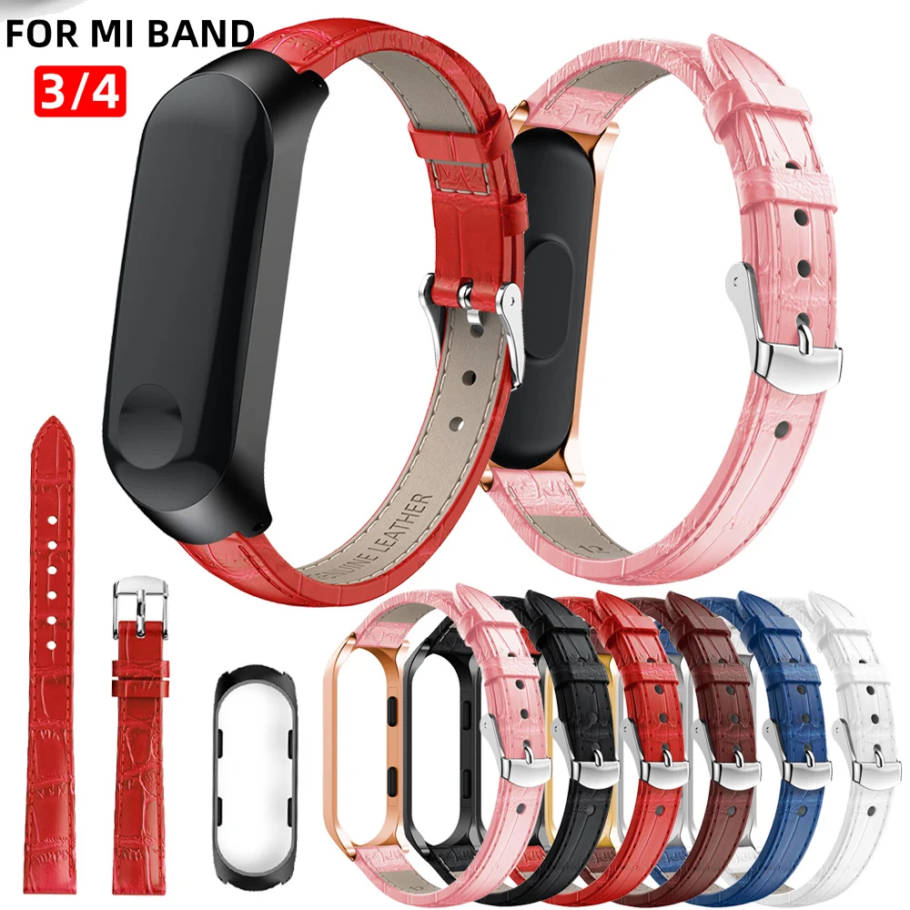 

For Xiaomi Mi Band 4 NFC Strap For Mi Band 4 3 Strap Metal Stainless Steel Compatible Bracelet Wrist Pulseira Mi band 4 3 Correa