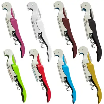 

8 Colors Creative Bottle Opener ABS Stainless Steel Wine Corkscrew Beer Can Remover Cutter For Kitchen Tools Bar Accessoires