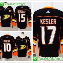Sewn Men's Anaheim Ryan Getzlaf Ryan Kesler Corey Perry hockey jerseys