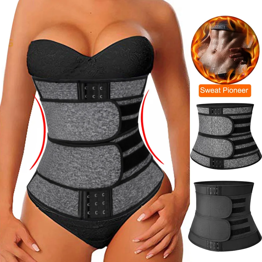 

Faja Shapewear Neoprene Sauna Waist Trainer Corset Sweat Belt for Women Weight Loss Compression Trimmer Workout Fitness