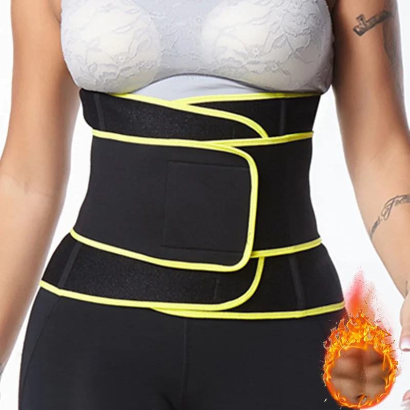 Women Waist Trainer Sweat Belt Body Shaper Corset Belly Tummy Control