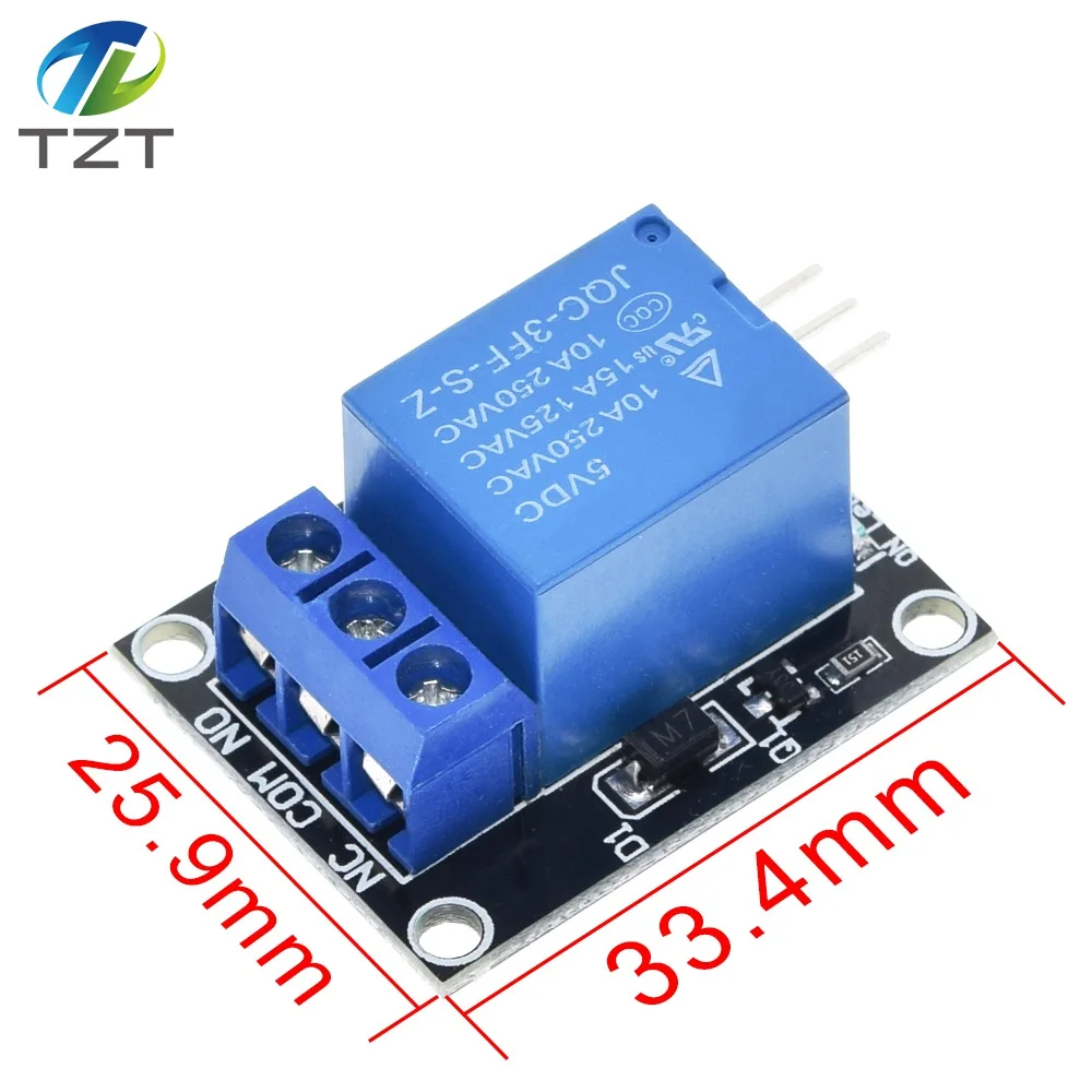 TZT KY 019 5 В Один 1 канальный релейный модуль платы щит для PIC AVR DSP ARM реле Arduino|relay
